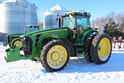 2007 JOHN DEERE 8430 MFWD TRACTOR, 16/4 PS,