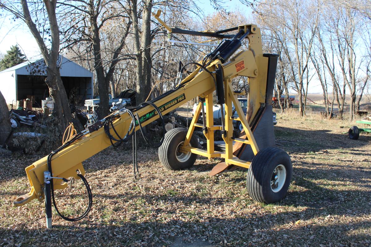 SOIL MAX GOLD DIGGER PRO TILE PLOW, INTELLISLOPE,