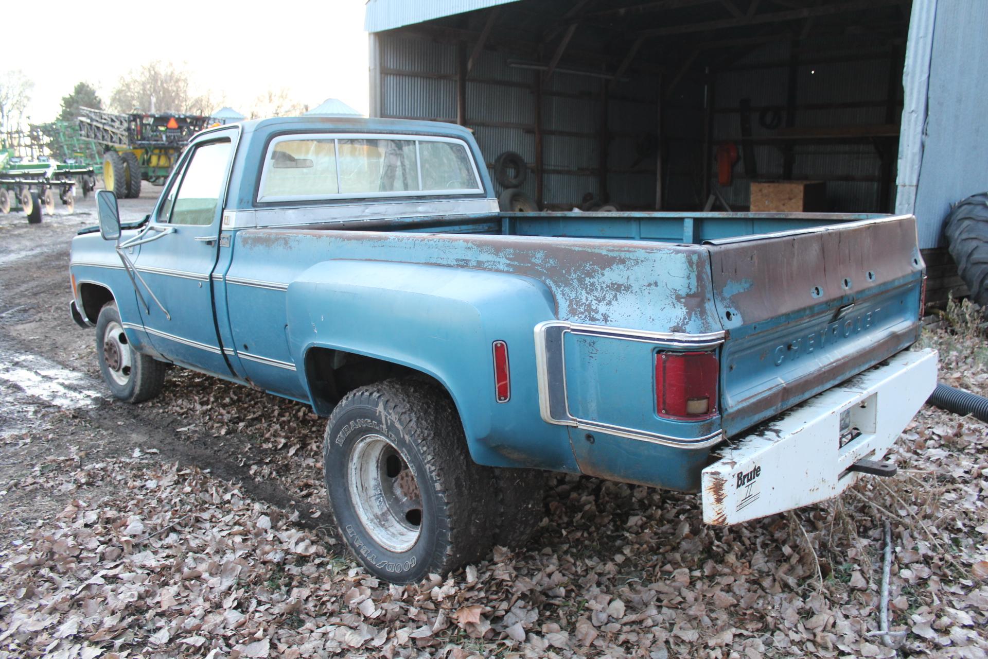 1979 CHEVROLET 30 1 TON DUALLY PICKUP, SILVERADO,