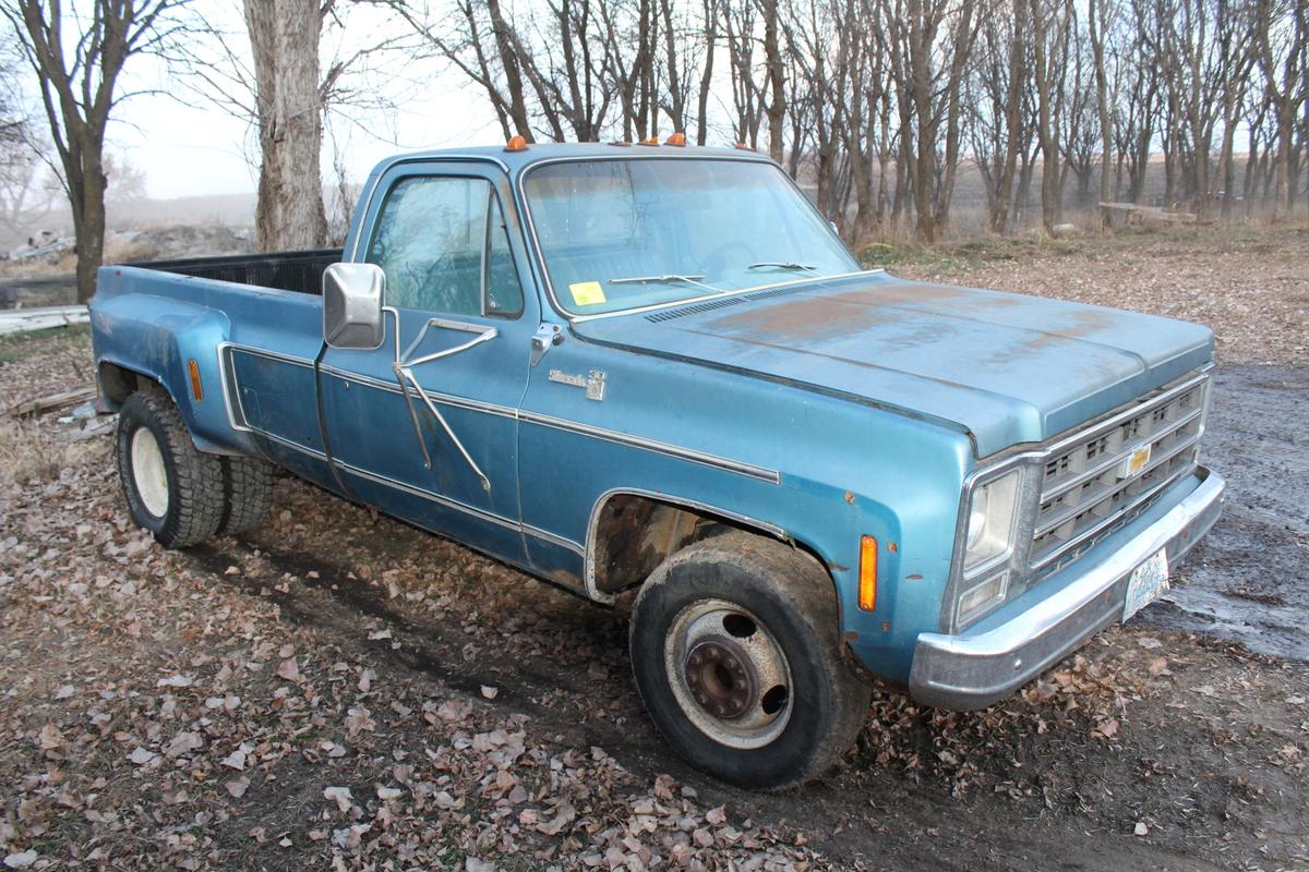 1979 CHEVROLET 30 1 TON DUALLY PICKUP, SILVERADO,