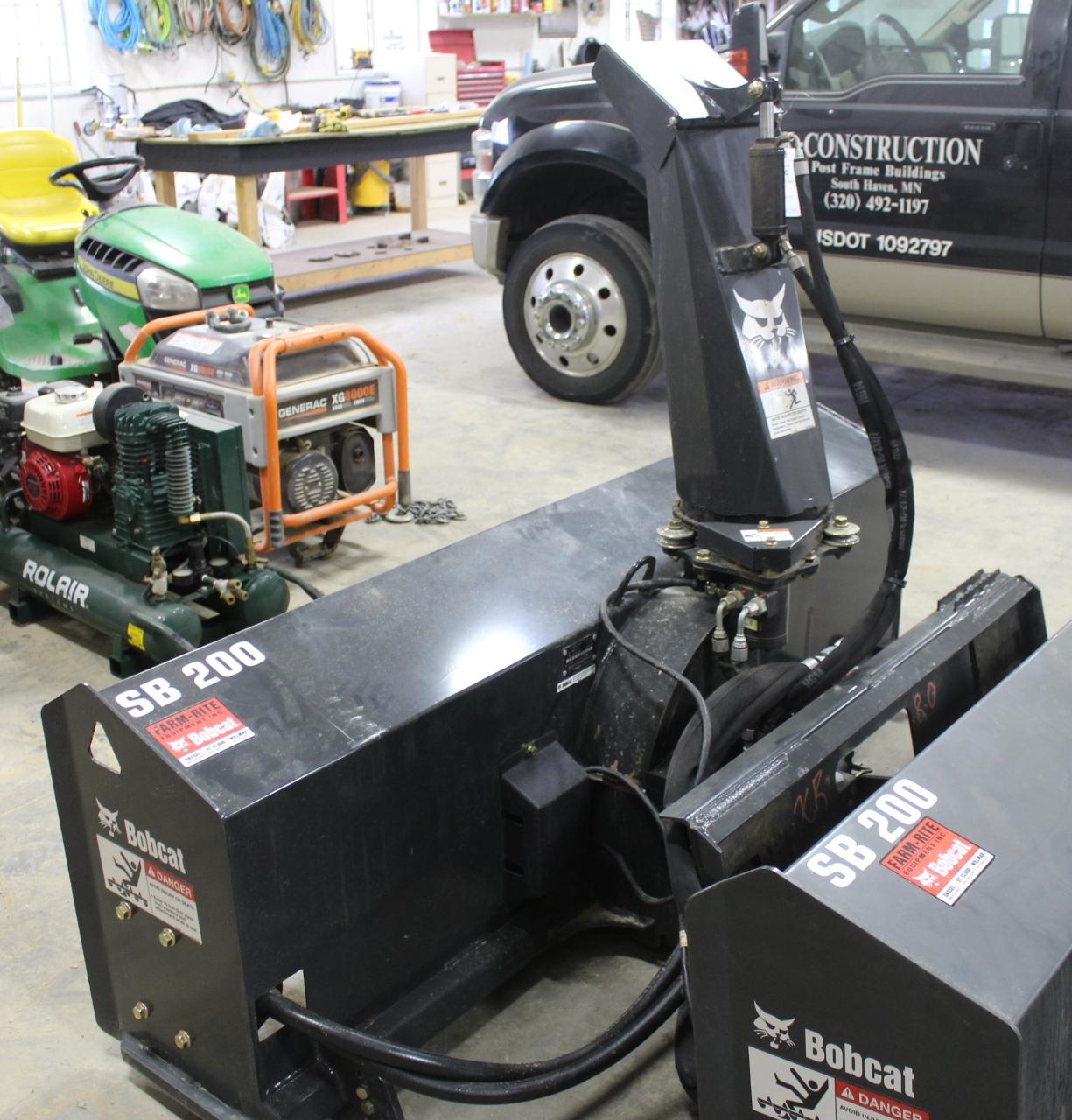 BOBCAT SB 200 78" SNOWBLOWER, SINGLE AUGER,