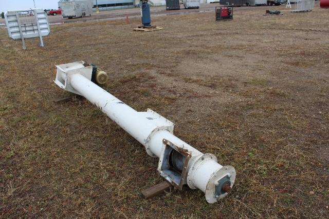 10" X 12'2" AUGER WITH ELECTRIC MOTOR,