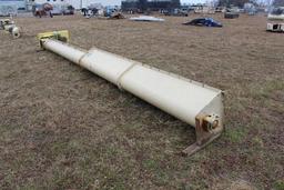 10" X 23 U TROUGH AUGER, ELECTRIC MOTOR,