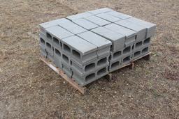 (2) PALLETS OF CEMENT BLOCKS,