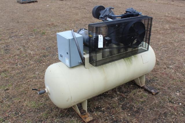 INGERSOLL-RAND 80 GALLON AIR COMPRESSOR,