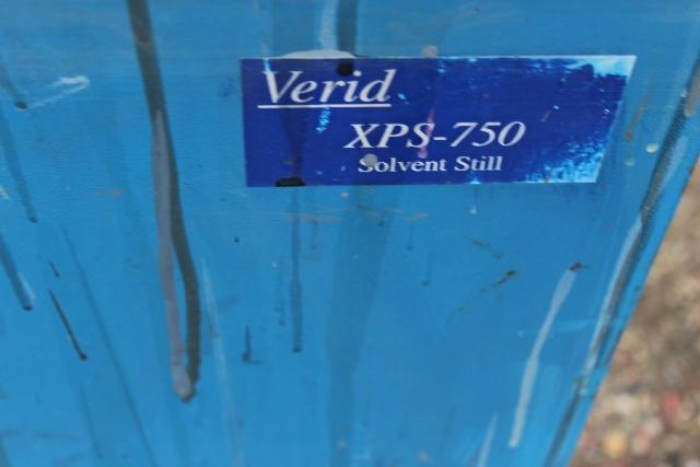 VERID XPS-750 SOLVENT / PAINT THINNER RECYLER,