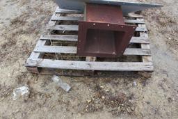 11" GRAIN BIN SIDE DISCHARGE 2 5/8" X 2 5/8"