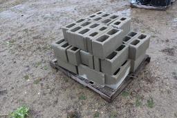 (3) PALLETS OF CEMENT BLOCK