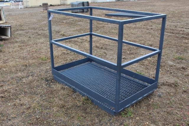 3' X 5' STEEL WORK PLATFORM, TAX NO EXECPTIONS