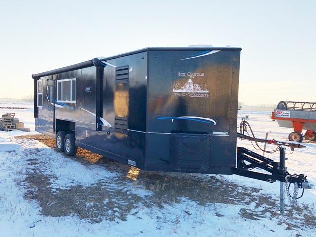 2018 American Surplus Ice Castle Fish House 8' x 26' Toy Hauler RV Edition, Dual Axle