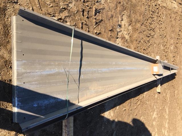 (11) BIN ROOF SHEETS, 12' LONG,