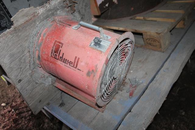 12" CALDWELL AERATION BIN FAN, SINGLE PHASE