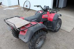 SUZUKI KING QUAD 300, 4X4, 3,706 MILES SHOWING,