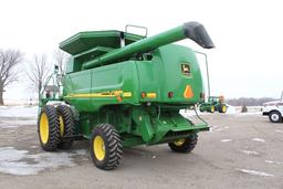 2001 JOHN DEERE 9650 STS 2WD COMBINE,