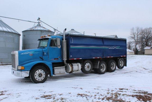 *** 1990 PETERBILT 377 QUAD AXLE TRUCK,