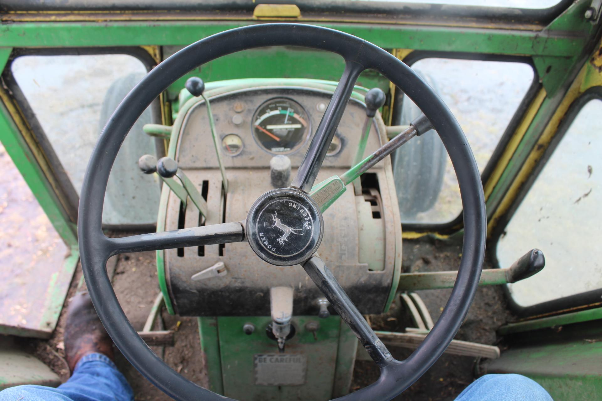 1968 JOHN DEERE 4020 DIESEL, SYNCRO, HINIKER CAB,