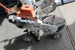 STIHL TS760 CONCRETE SAW WITH CART