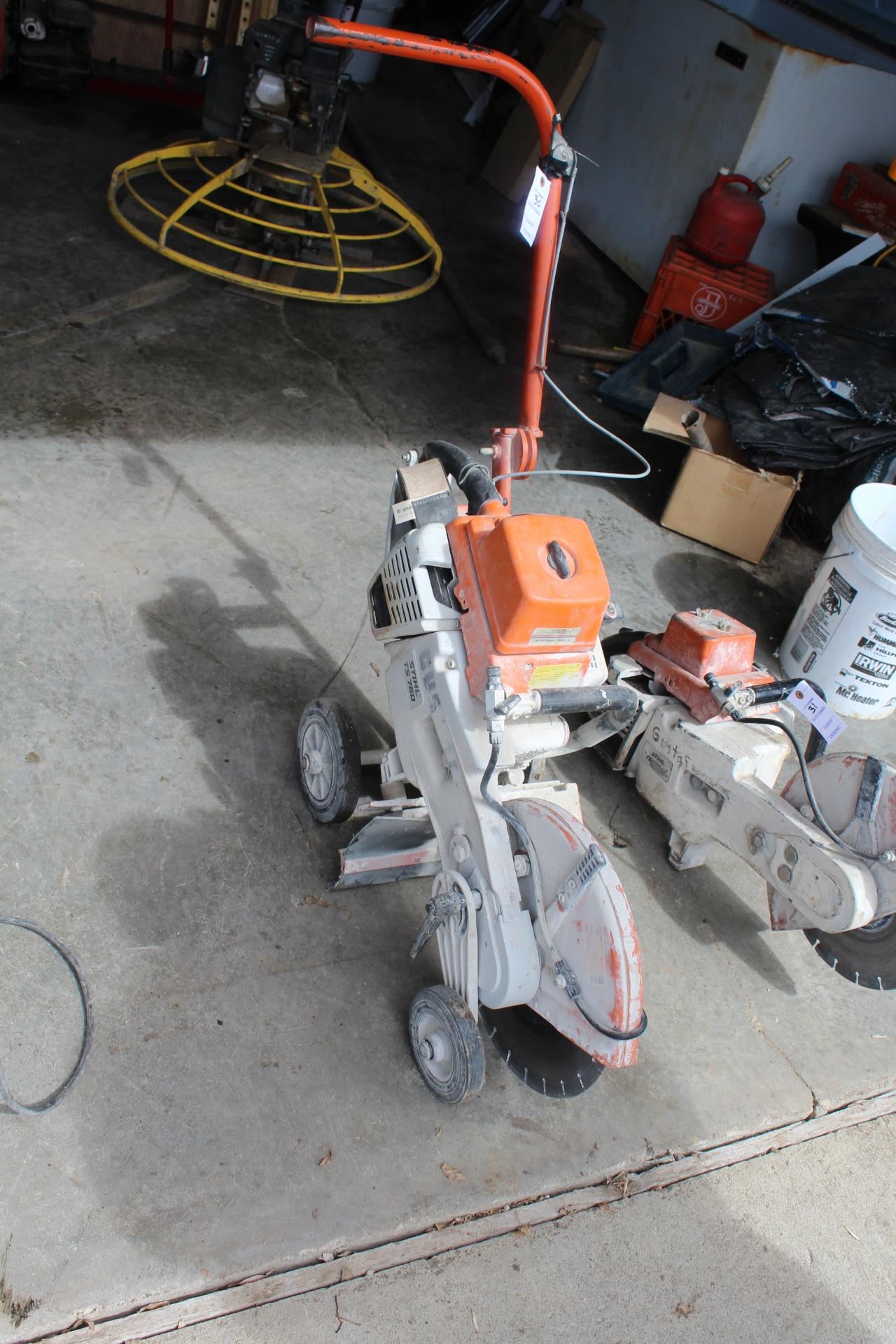 STIHL TS760 CONCRETE SAW WITH CART