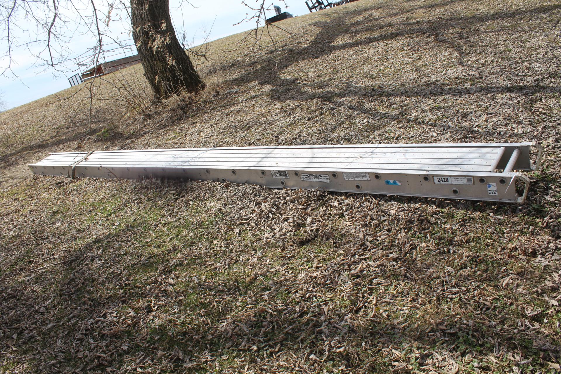 WERNER 2420 ALUM PLANK, 20' LONG