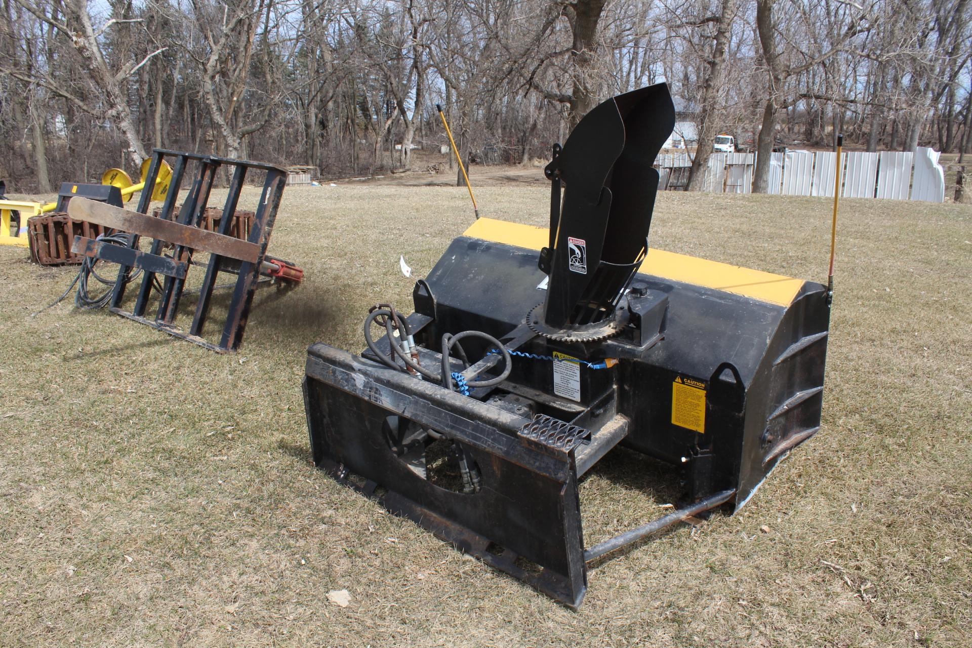 66" LOFTNESS SNOWBLOWER, SKIDLOADER QUICK TACH,