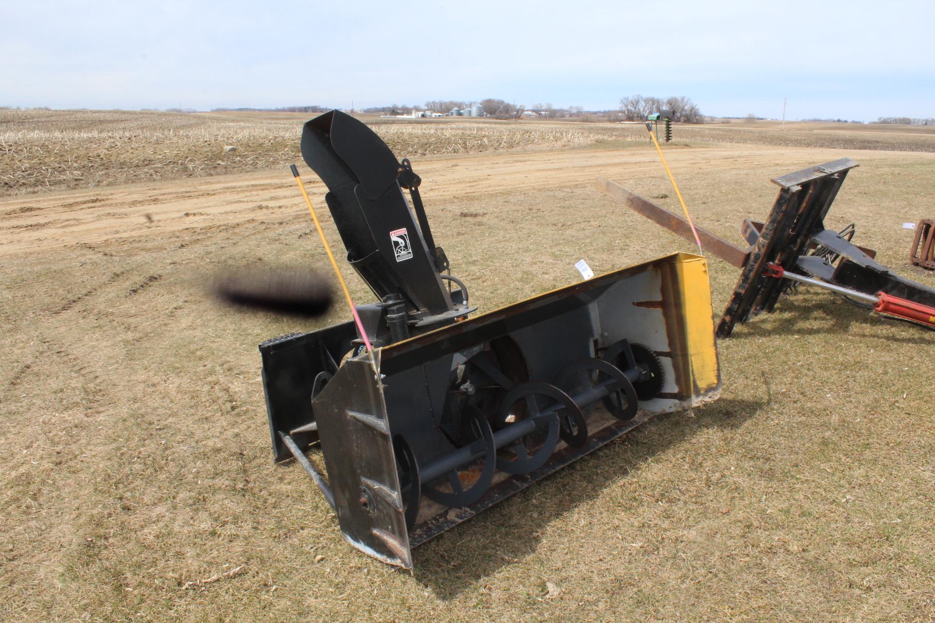 66" LOFTNESS SNOWBLOWER, SKIDLOADER QUICK TACH,