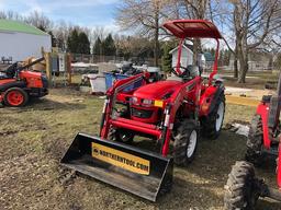 NORTRAC 35XT MFWD TRACTOR, MODEL TE354, DIESEL,