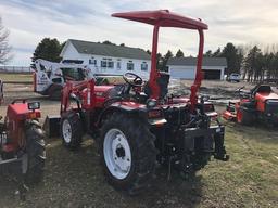 NORTRAC 35XT MFWD TRACTOR, MODEL TE354, DIESEL,