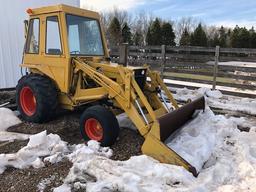 CASE 580B BACKHOE, GAS, CAB,