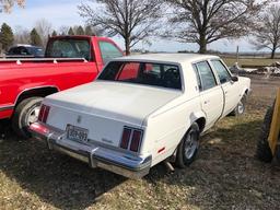 *** 1986 OLDS CUTLASS SUPREME, 4 DOOR, AUTO,