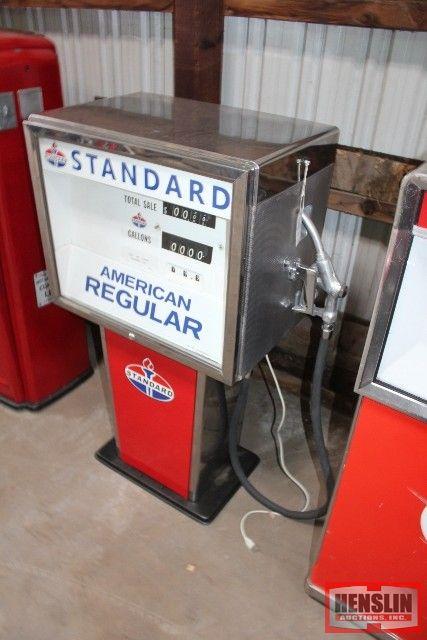 WAYNE MODEL 734 GAS PUMP, STANDARD OIL ORIGINAL,