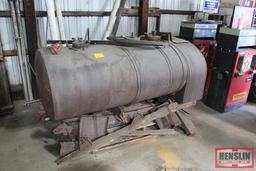 STEEL BUTLER 3 COMPARTMENT FUEL DELIVERY TANK