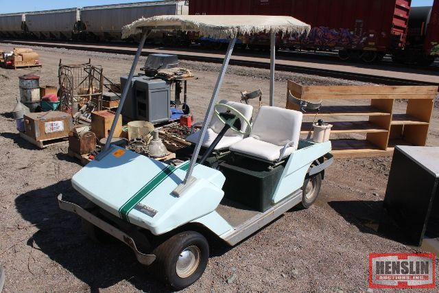 CUSHMAN GOLFSTER GOLF CART W/ CHARGER, BATTERIES