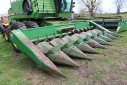 JD 843 8R30" LOW TIN CORN HEAD