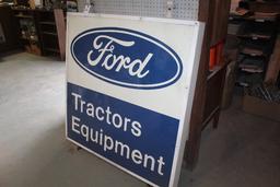 4' X 4'  2-SIDED FORD OUTSIDE TRACTOR SIGN