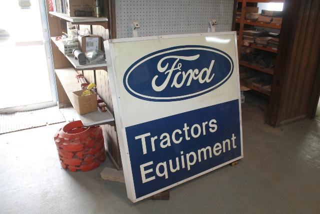 4' X 4'  2-SIDED FORD OUTSIDE TRACTOR SIGN