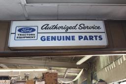 FORD TRACTOR AUTHORIZED SERVICE/GENUINE PARTS SIGN