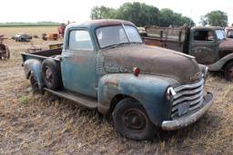 CHEVY 3600 PICKUP, NO ENGINE, 21,778 MILES SHOWING