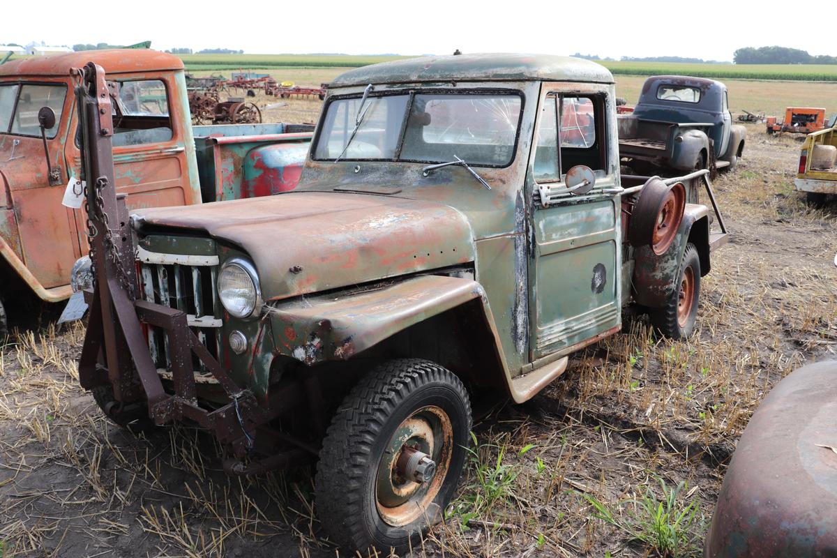 *** 1954 JEEP PICKUP, 4X4, 6 CYLINDER, 16,355 MILES SHOWING