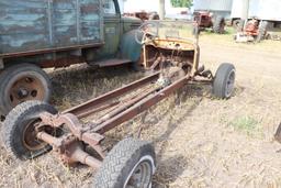 FORD MODEL T TRUCK CHASSIS AND ENGINE,