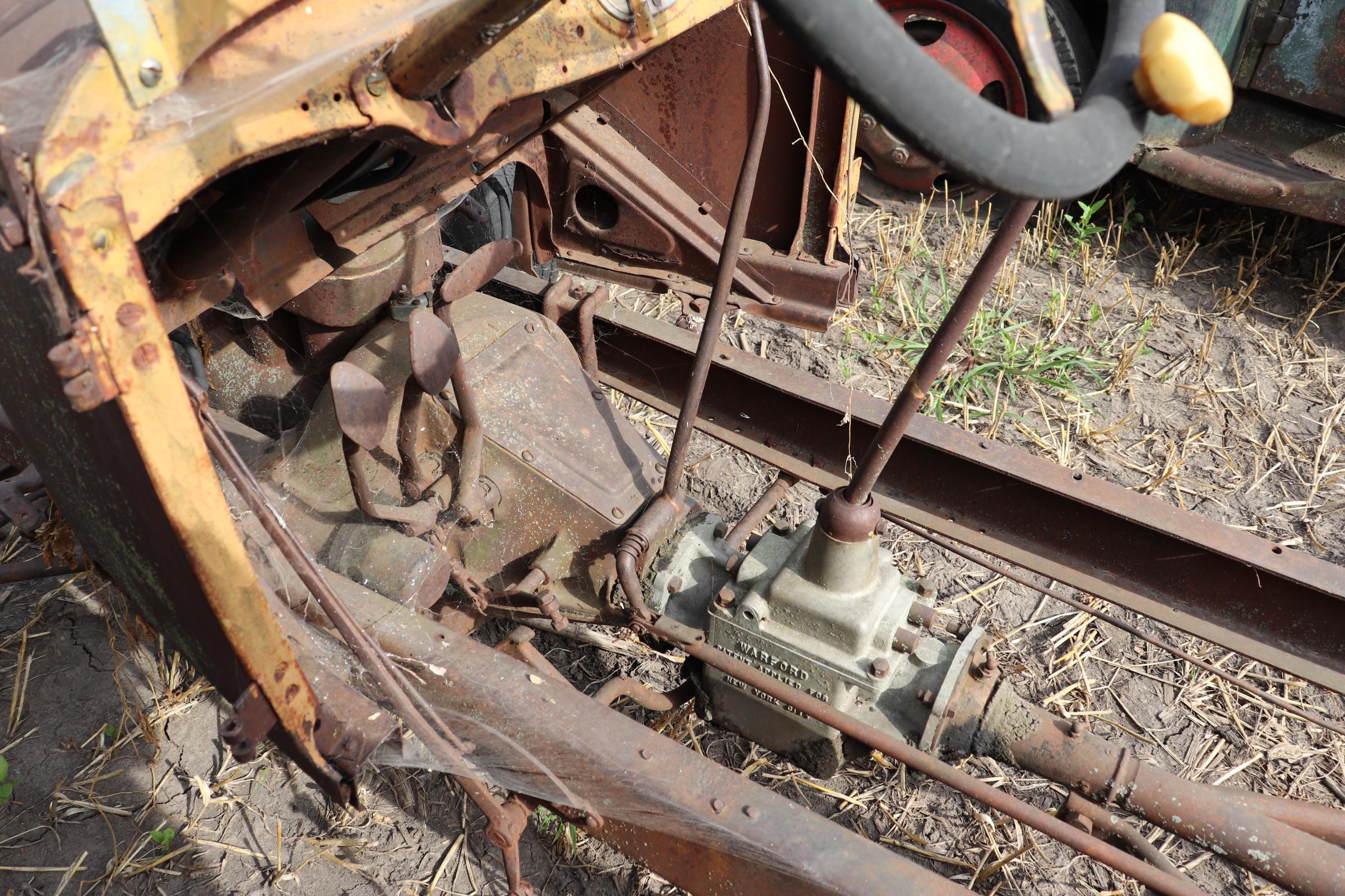 FORD MODEL T TRUCK CHASSIS AND ENGINE,