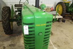 1950 JOHN DEERE MT, RESTORED, NF, FENDERS,