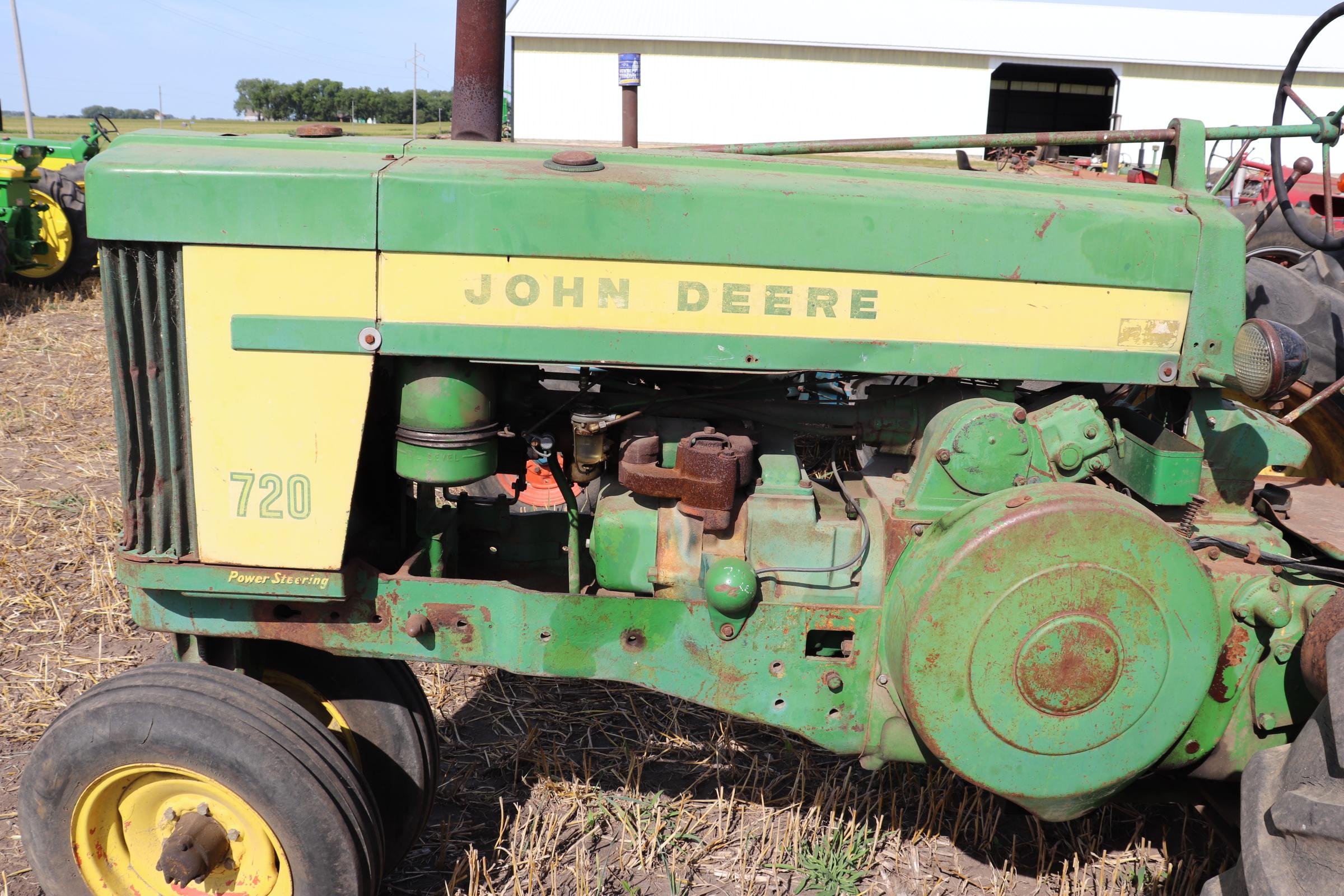 1957 JOHN DEERE 720 GAS, NF,  ROLL-O-MATIC, PTO,