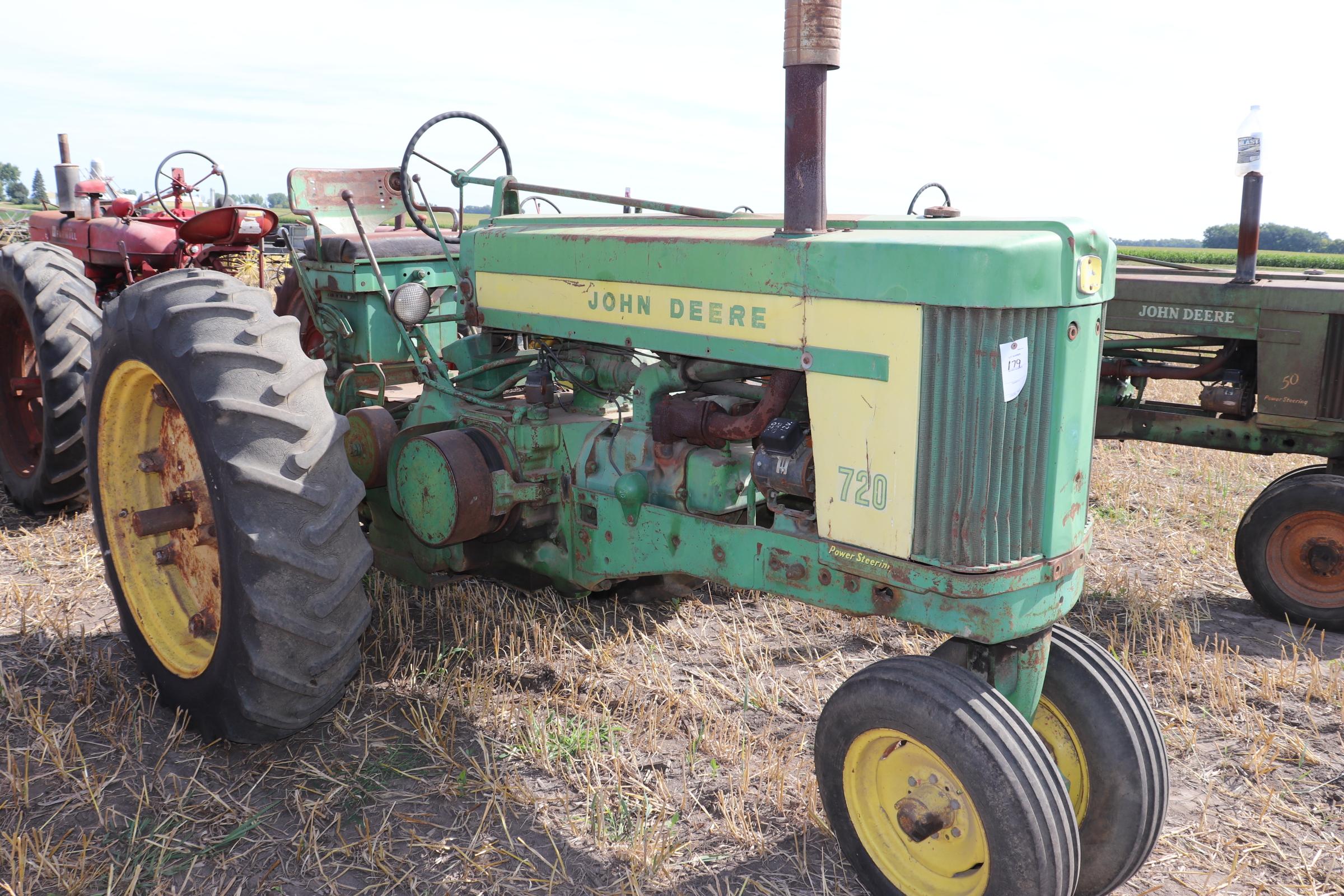 1957 JOHN DEERE 720 GAS, NF,  ROLL-O-MATIC, PTO,