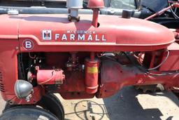 1947 FARMALL B, NF, 11-24 REARS, FENDERS, PTO,