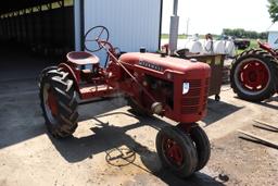 1947 FARMALL B, NF, 11-24 REARS, FENDERS, PTO,