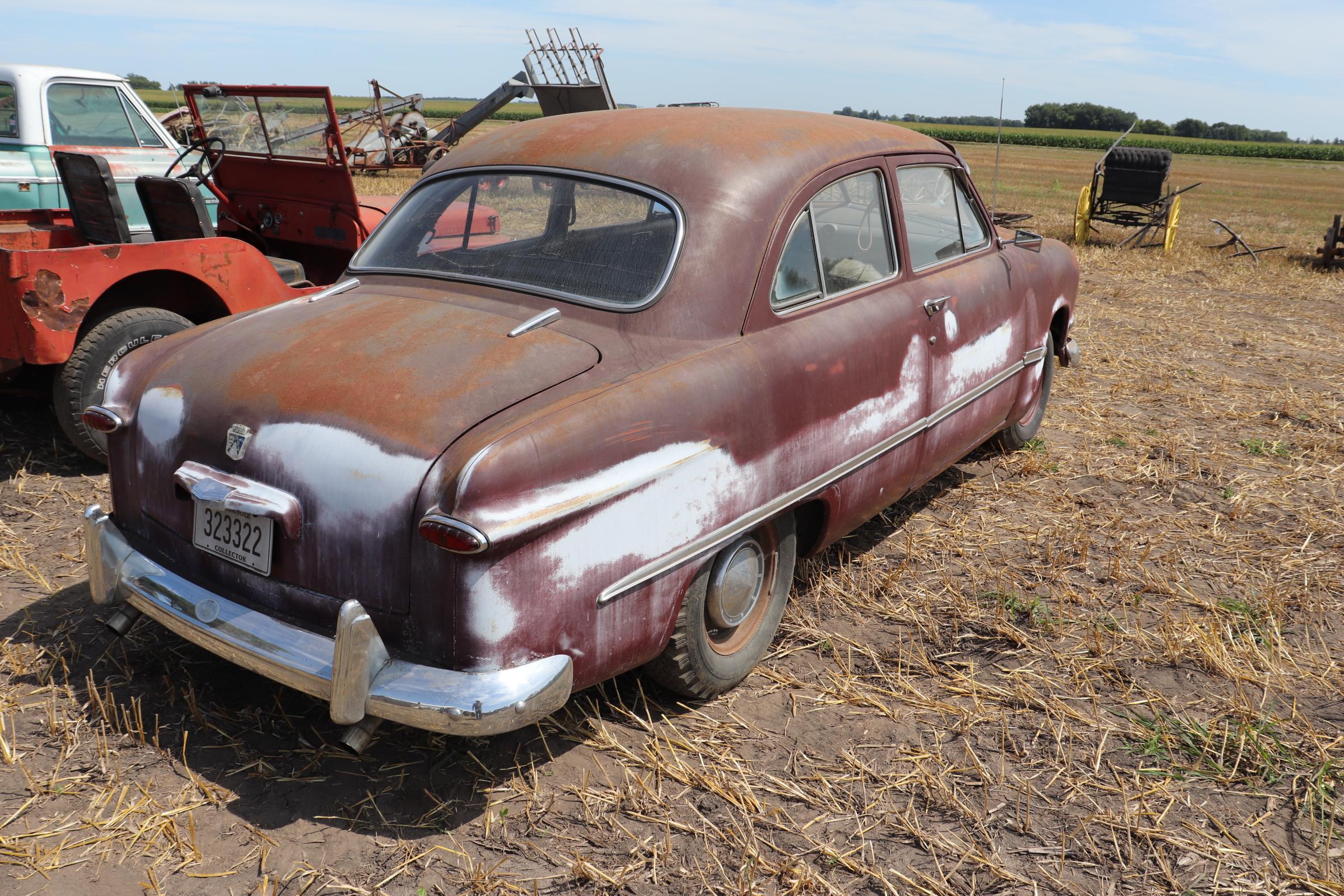 *** 1950 FORD CUSTOM CAR, 2 DR, 32632 MILES SHOWING