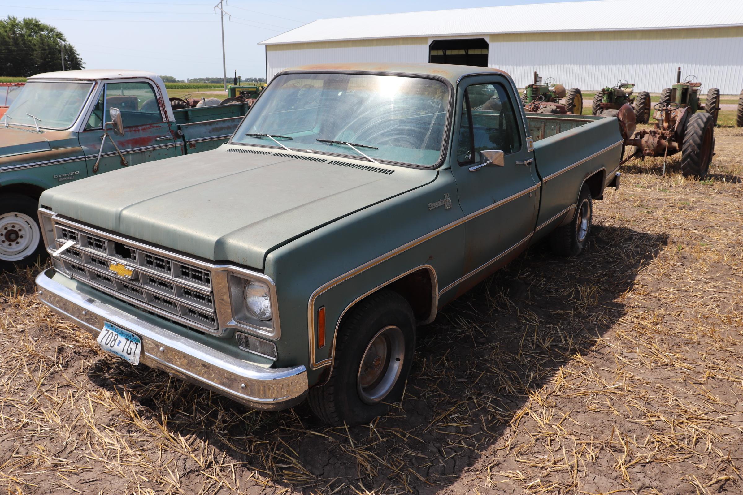 *** 1977 CHEVY C-10 PICKUP SILVERADO,V-8, 29940 MILES,