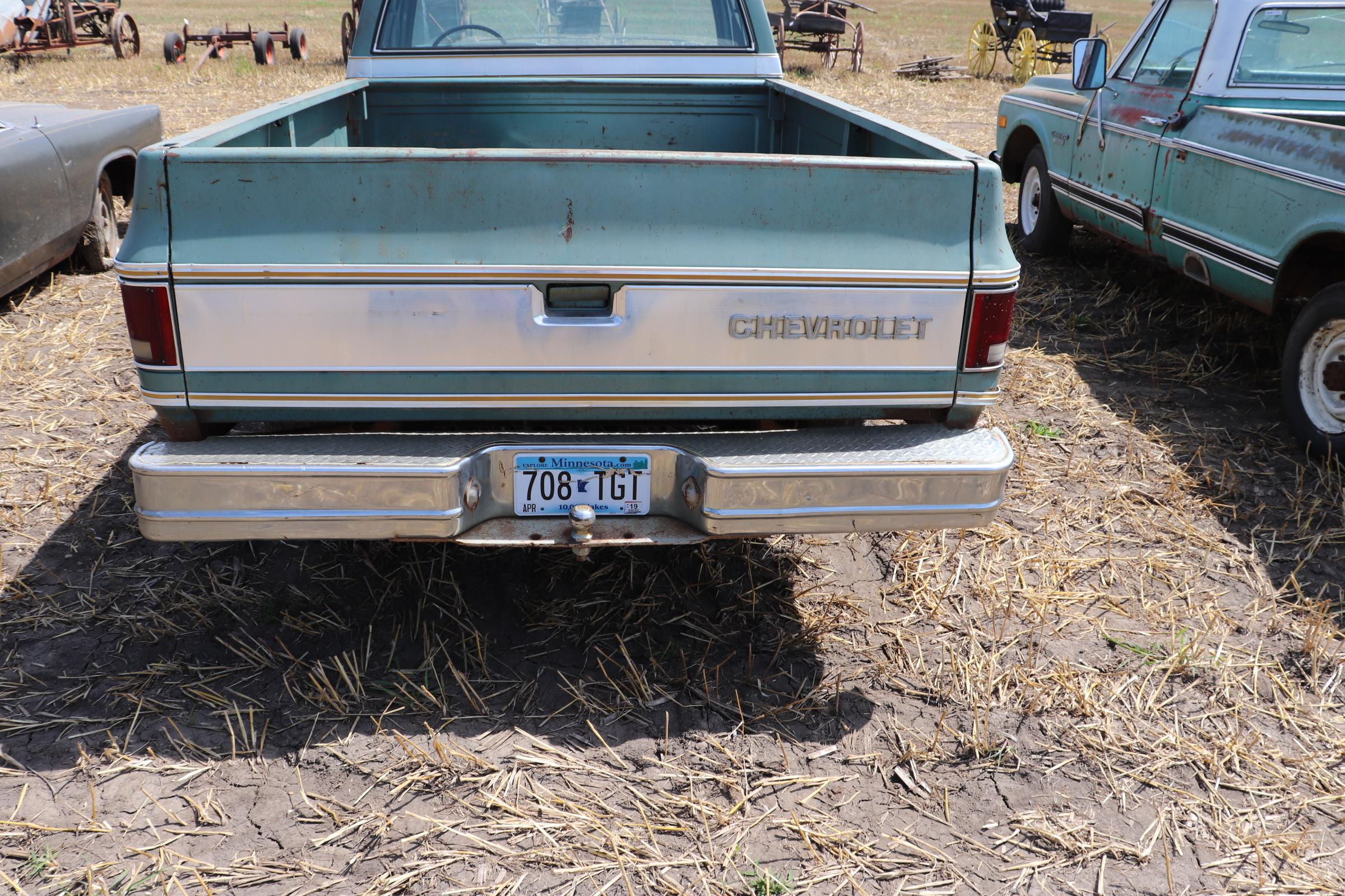 *** 1977 CHEVY C-10 PICKUP SILVERADO,V-8, 29940 MILES,