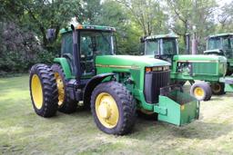 1996 JOHN DEERE 8100 MFWD TRACTOR, POWERSHIFT,