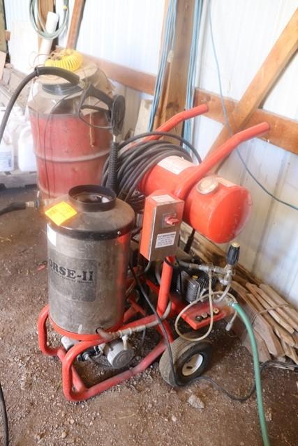 SEAHORSE II ELECTRIC HOT WATER PRESSURE WASHER, 2,500 PSI, 3 GPM,